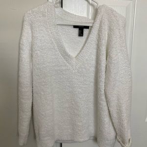 Cutest white sweater!